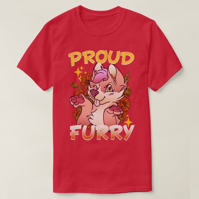 Proud I Hårig Cosplay Fandom 17 T Shirt (Design framsida)