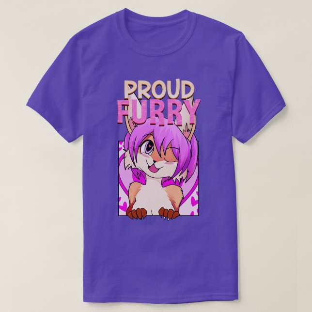 Proud I Hårig Cosplay Fandom 1 T Shirt (Design framsida)