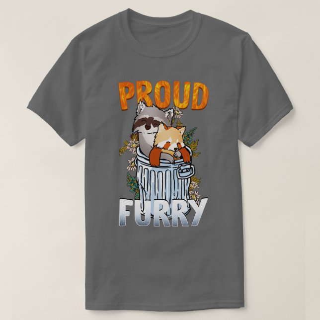 Proud I Hårig Cosplay Fandom 4 T Shirt (Design framsida)