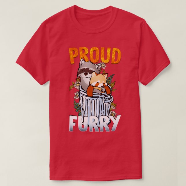 Proud I Hårig Cosplay Fandom 4 T Shirt (Design framsida)