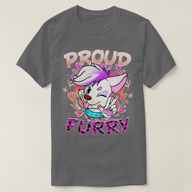 Proud I Hårig Cosplay Fandom 6 T Shirt (Design framsida)