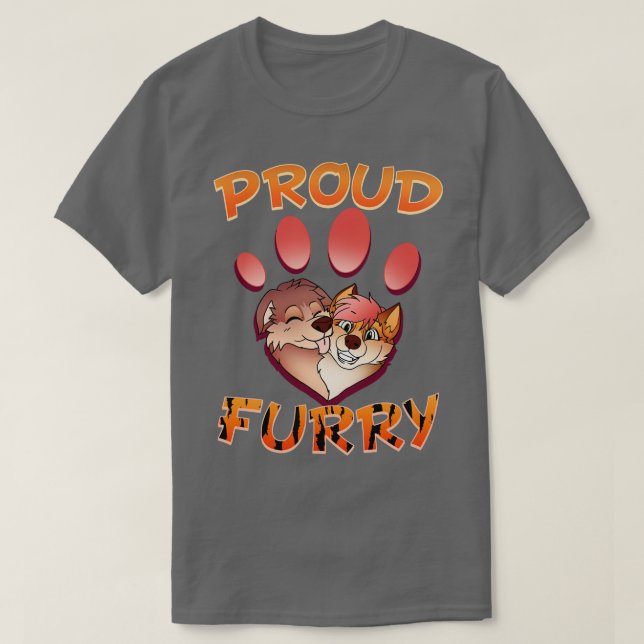 Proud I Hårig Cosplay Fandom 9 T Shirt (Design framsida)
