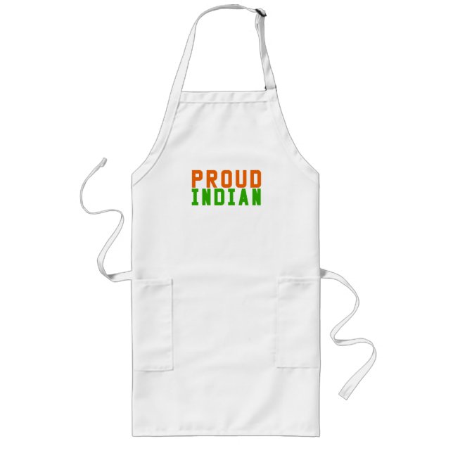 Proud Indian Långt Förkläde (Framsidan)