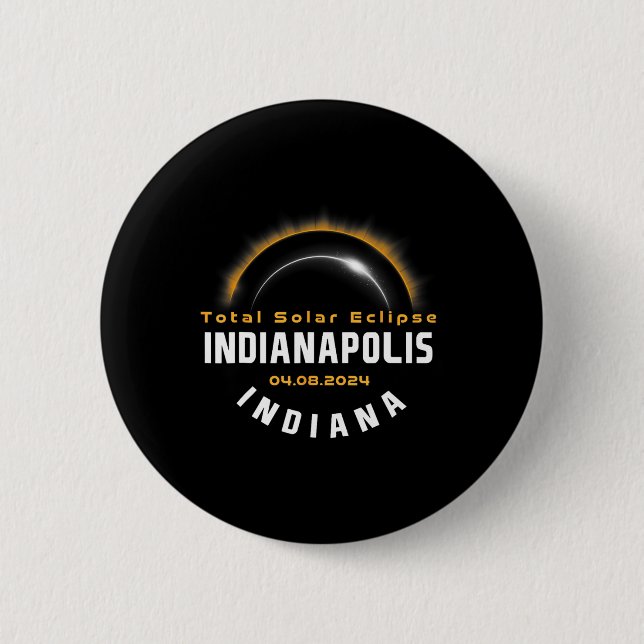 Proud Indianapolis Indiana Total Solar Eclipse 202 Knapp (Framsida)