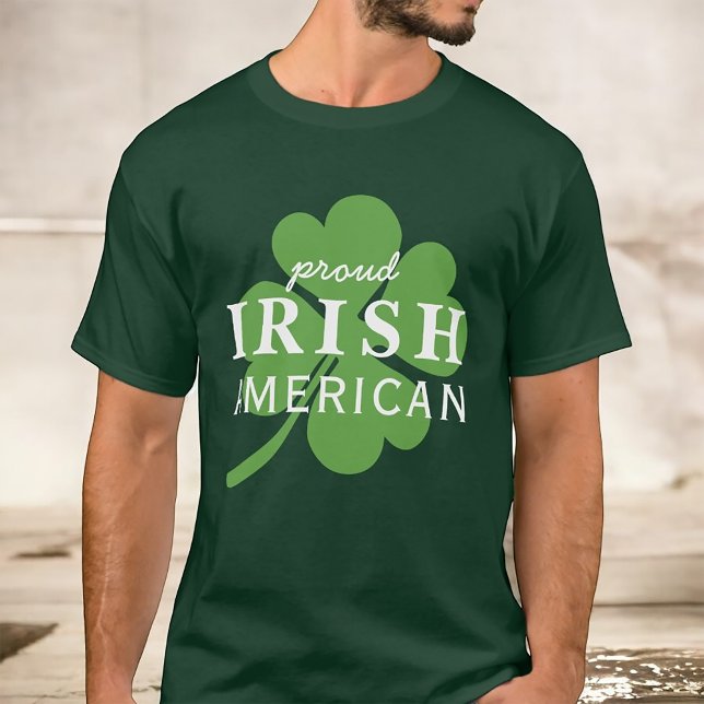 Proud Irish American St. Patrick's Day T-shirt (Skapare uppladdad)