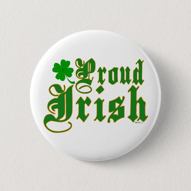 Proud Irish Button Knapp (Framsida)