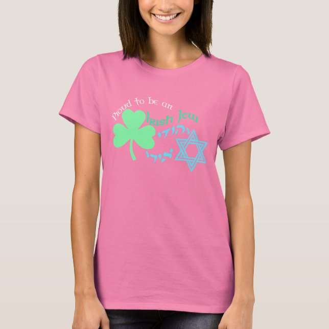 Proud Irish Jew Women's Mörk Shirts Tröja (Framsida)