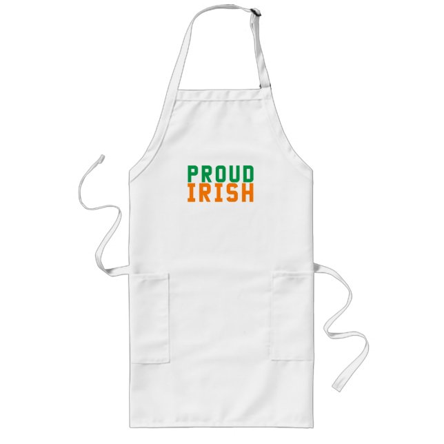 Proud Irish Långt Förkläde (Framsidan)