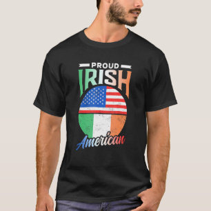 Proud Irish Roots Ireland Famils USA A T Shirt
