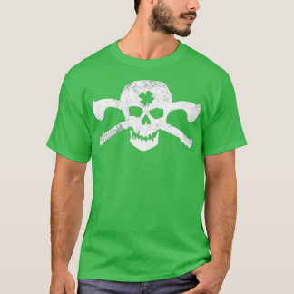 Proud Irish Skull Kor Shillelagh Klubbs T Shirt