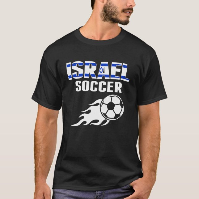 Proud Israel Oceoccer Fläkt Jersey Israels Footbal T Shirt (Framsida)
