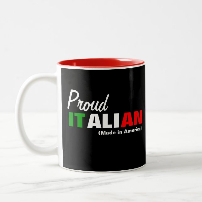Proud Italiano Två-Tonad Mugg (Vänster)