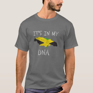Proud Jamaican Pride Det finns i mitt DNA Jamaica- T Shirt