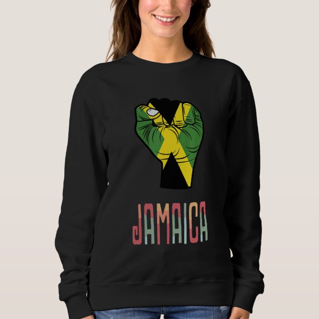 Proud Jamaican Reggae Caribbean Music Jamaica 1 T Shirt (Framsida)