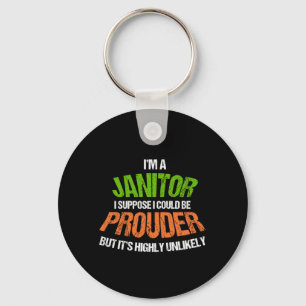 Proud Janitor Cleaners Städning Service Janitors G Nyckelring