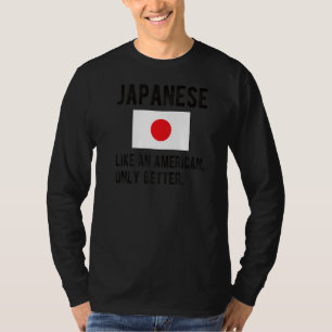 Proud Japanskt Flagga Japan Born Japanska rötter T Shirt