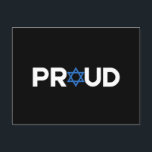 Proud Jewish Hebrew Helgdag Proud Jew Religiösa Vykort<br><div class="desc">Proud Jewish Hebrew Helgdag Proud Jew Religiösa</div>
