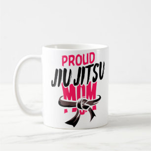 Proud Jiu Jitsu Mamma BJJ Martial Arts Kaffemugg