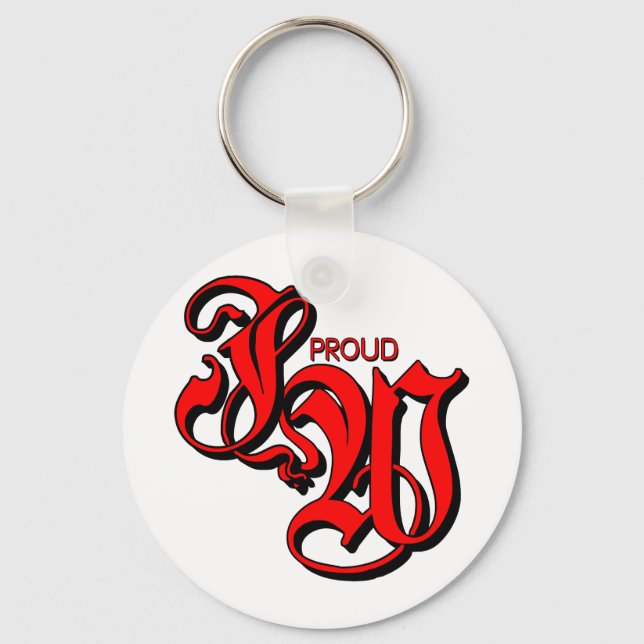 Proud JW Jehovahs Witness Nyckelring (Framsida)
