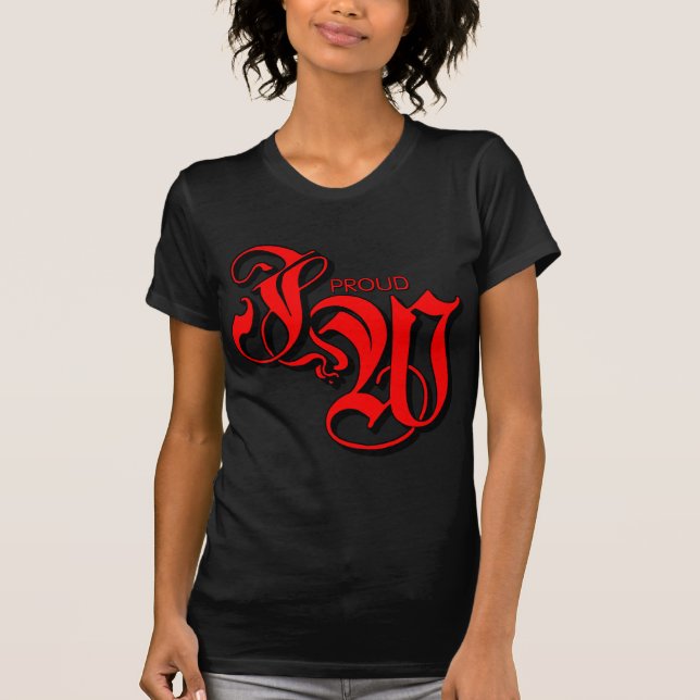 Proud JW Jehovahs Witness Tee Shirt (Framsida)