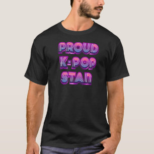 Proud K Pop Music Stan Fläkt Premium T Shirt