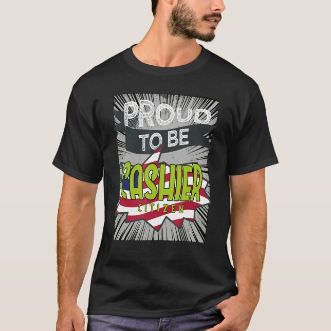 Proud kashier proffsproffs karriärarbete t shirt (Framsida)