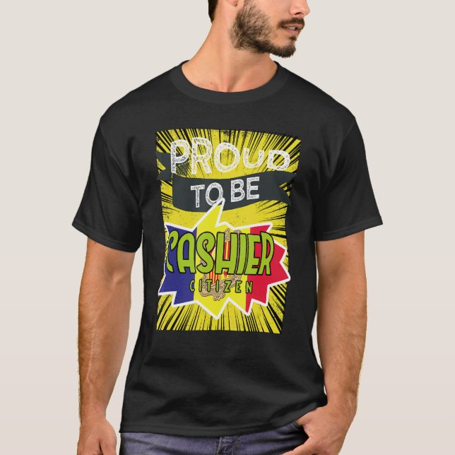 Proud kashier proffsproffs karriärarbete t shirt (Framsida)