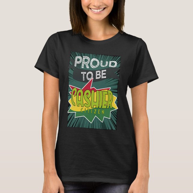 Proud kashier proffsproffs karriärarbete t shirt (Framsida)