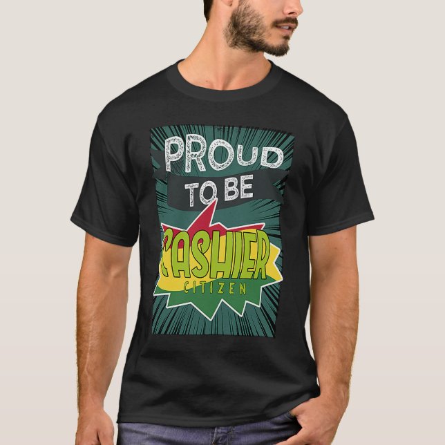 Proud kashier proffsproffs karriärarbete t shirt (Framsida)
