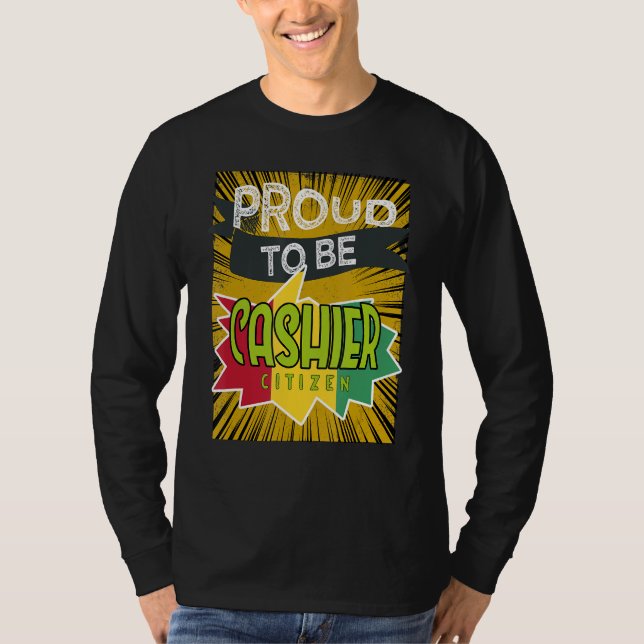 Proud kashier proffsproffs karriärarbete t shirt (Framsida)