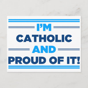 Proud katolik vykort