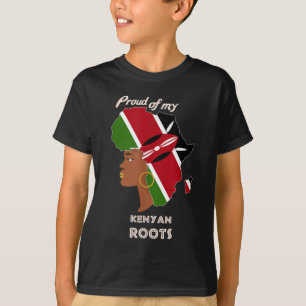 Proud Kenyan Roots Black History Month Women's T Shirt