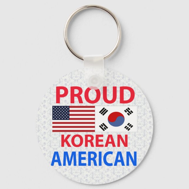 Proud Koreamerikan Nyckelring (Framsida)