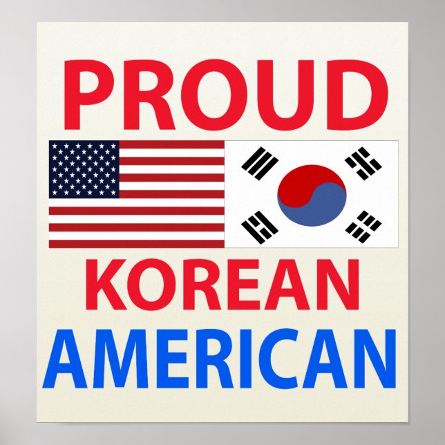 Proud Koreamerikan Poster (Framsidan)