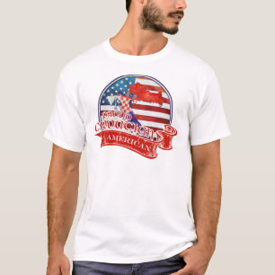 Proud Kroatiska amerikanska T-shirt
