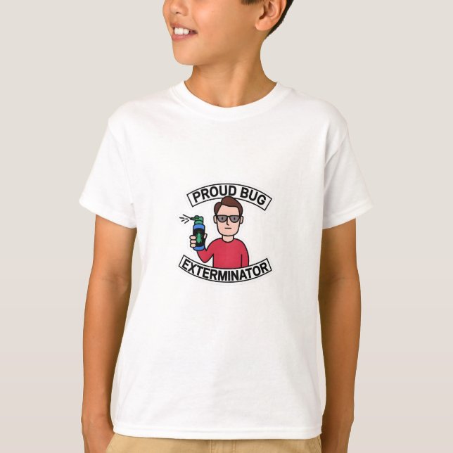 Proud Kryp Exterminator T Shirt (Framsida)