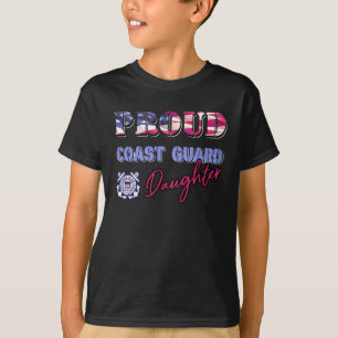 Proud Kusten Guard-dotterdotter till USA:s vaktdag T Shirt