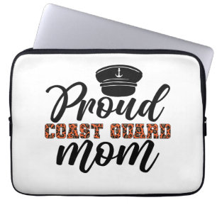 Proud Kusten Guard Mamma, Kärlek för Kusten Guard Laptop Fodral