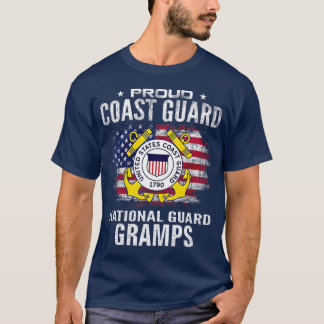 Proud Kusten Guard National Guard Gramps med T Shirt