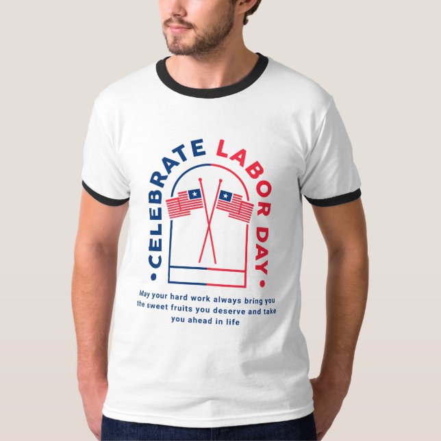 "Proud Laborer - Hårt arbete och Dedication T-Shir T Shirt (Framsida)