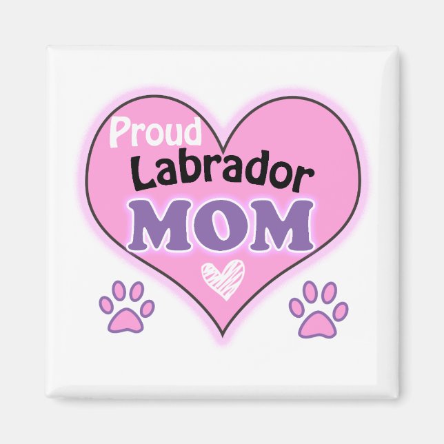 Proud Labour mamma Magnet (Framsidan)