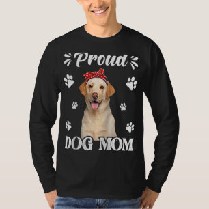 Proud Labrador Hund Mamma Puppy Mors dag T Shirt