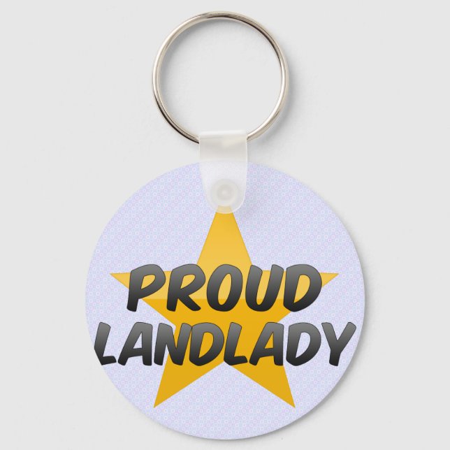 Proud LandLady Nyckelring (Framsida)
