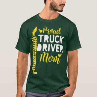 Proud Lastbil Driver Mamma T Shirt