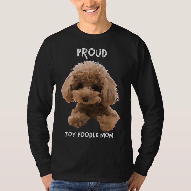 Proud Leksak Pudel Mamma T Shirt (Framsida)