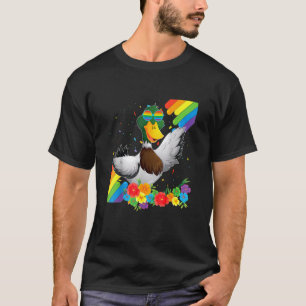 Proud Lgbt Gay Anka Pride Flagga Rainbow Lgbtq Les T Shirt