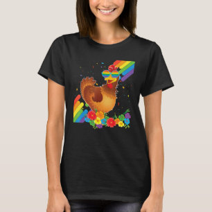 Proud Lgbt Gay Chicken Pride Flagga Rainbow Lgbtq T Shirt