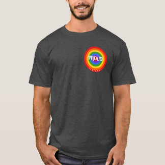PROUD LGBTQIA colorfull rainbow community support T Shirt