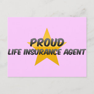 Proud Life Insurance Agent Vykort