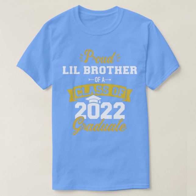 Proud lil-broderklass 2022 student t shirt (Design framsida)
